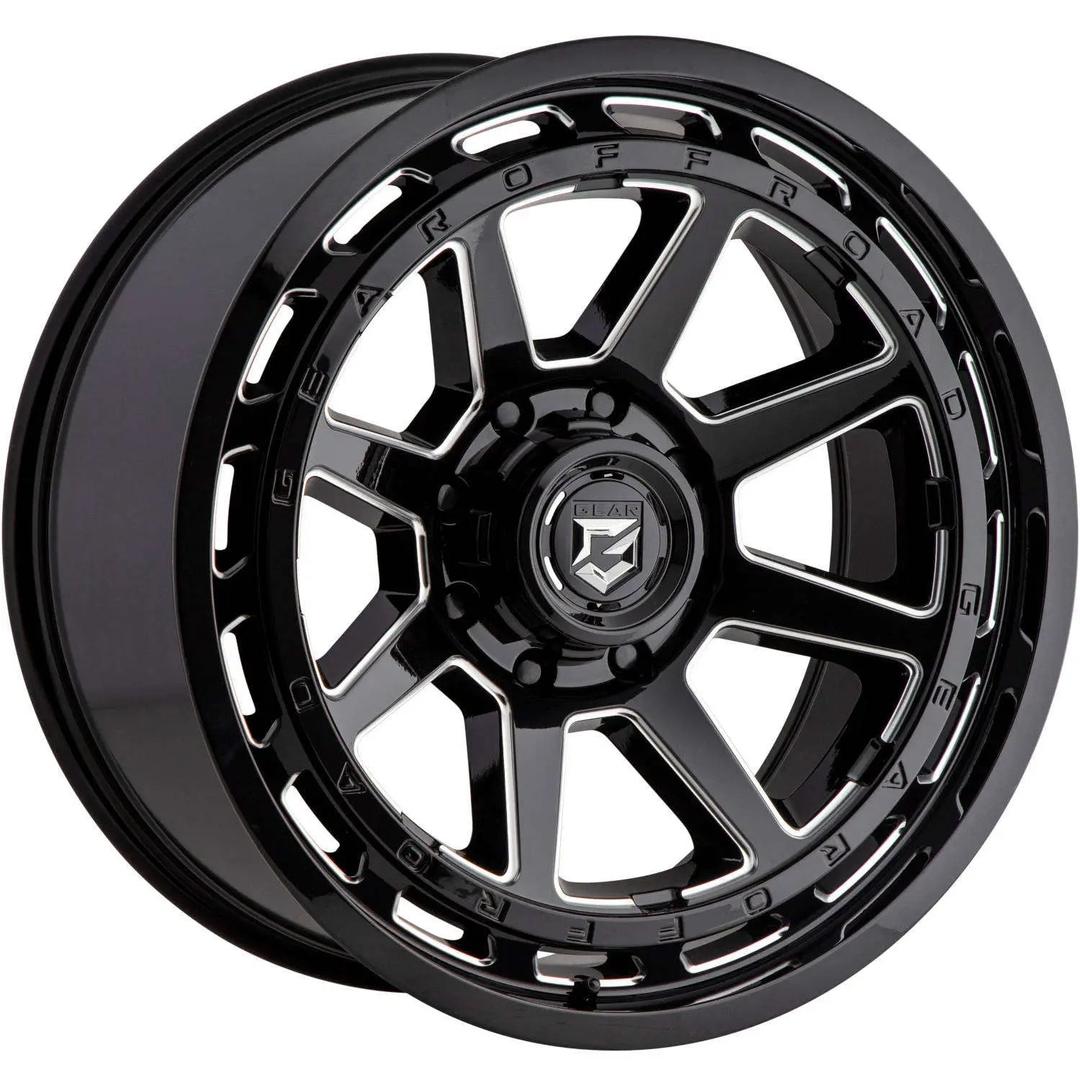 Gear Off-Road Black Hawk 20x12 -44 8x180