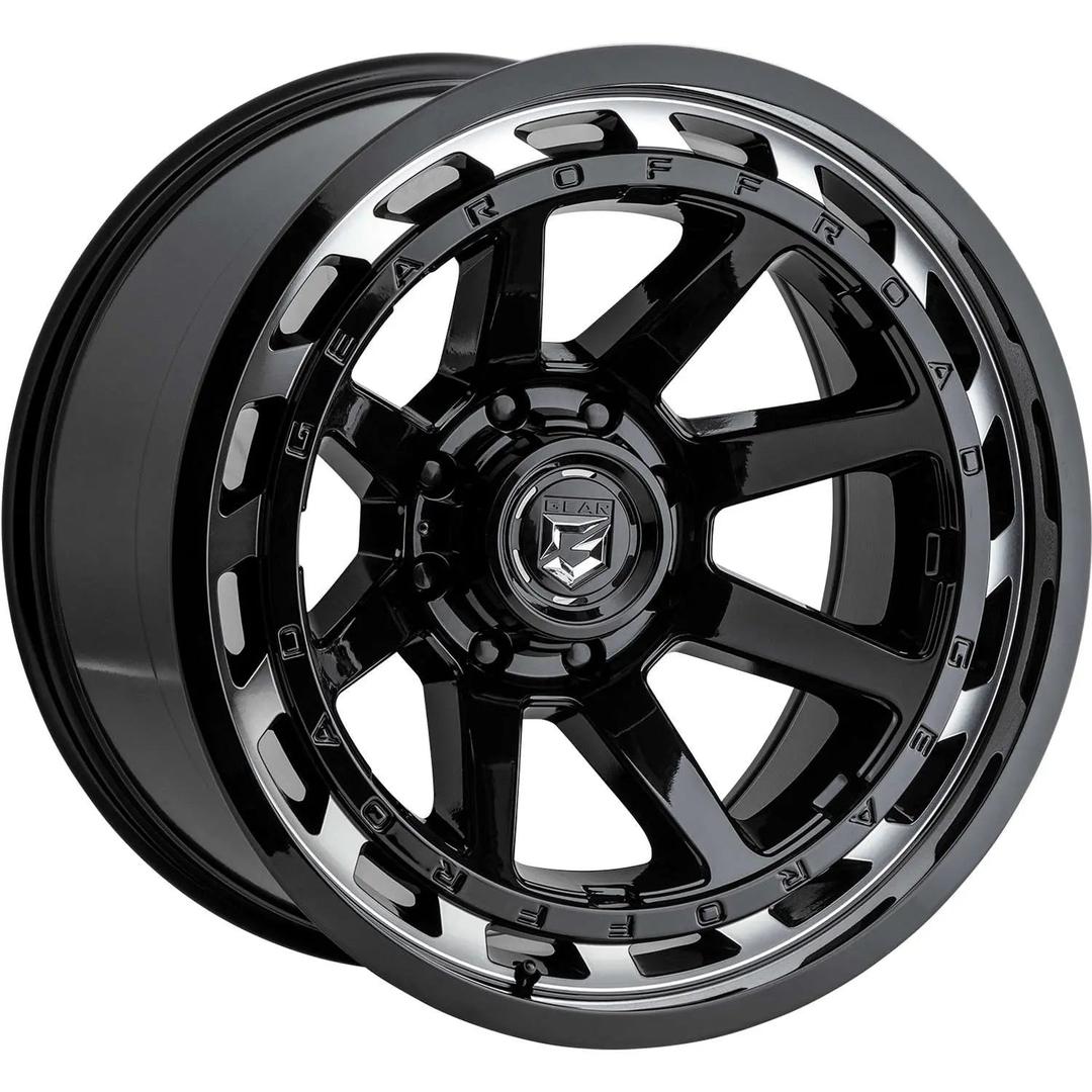 Gear Off-Road Black Hawk 20x12 -44 8x180