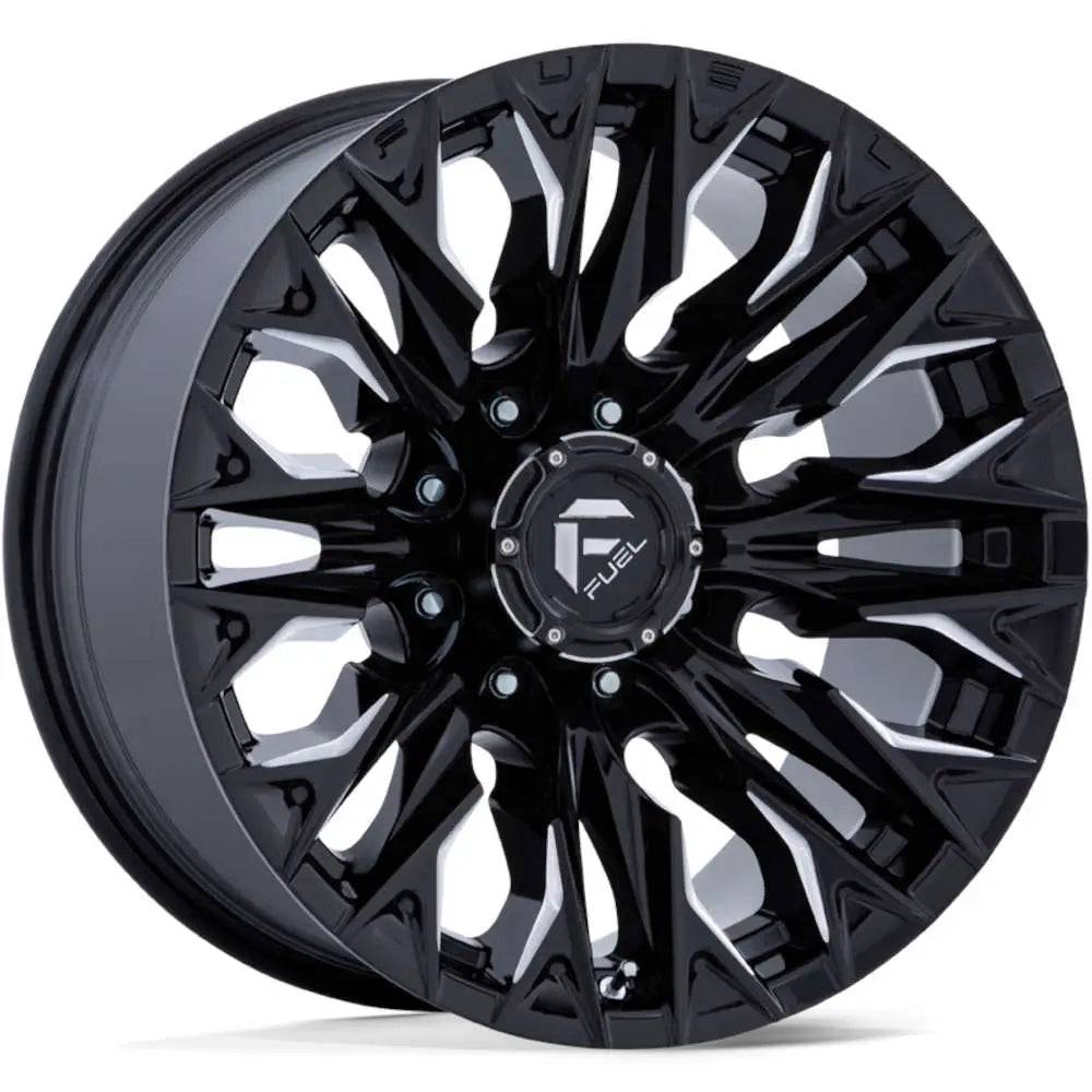 Gloss Black with Milled Spoke Accents