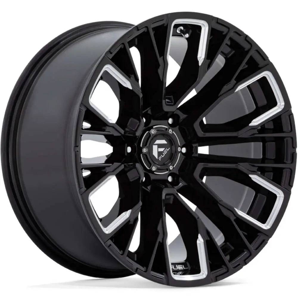 Gloss Black with Milled Spoke Accents