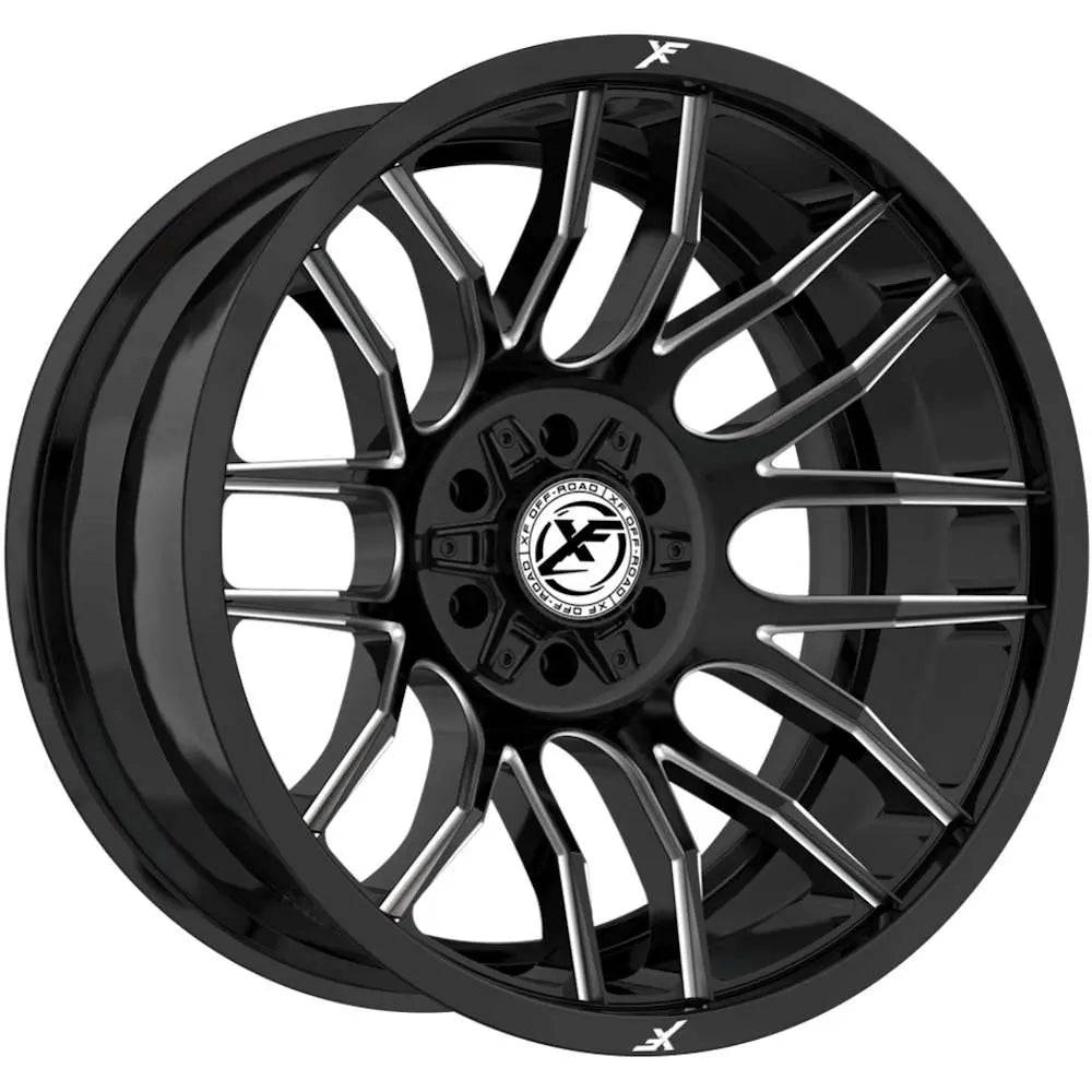 Gloss Black with Milled Spoke Accents